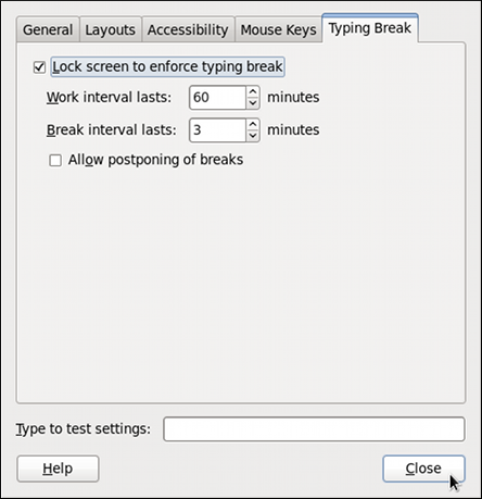 Typing Break Properties